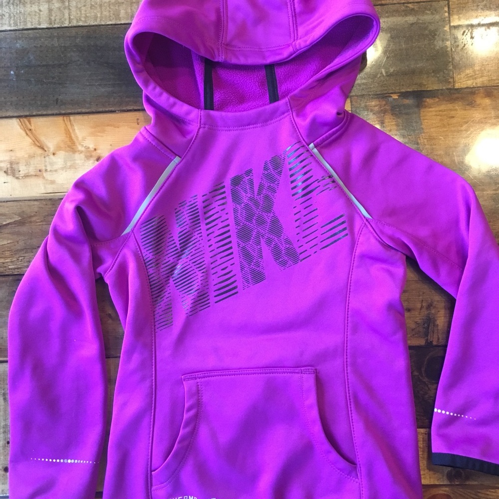 Nike 3T Vibrant Purple Therma-Fit Hoodie